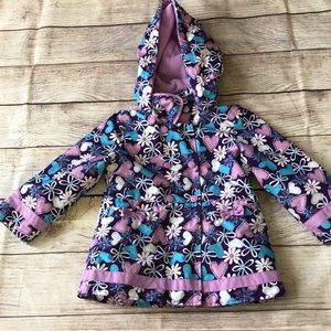 London Fog girls fleece lined coat. Size 3T